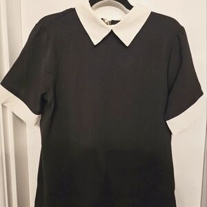 Classic Black and White Women's Top